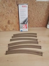 PIKO A-GLEIS HO REF 55213 R3. 6 RAILS COURBES 484MM. EN BOITE ETAT NEUF