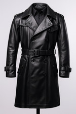 Trench-coat homme noir vintage