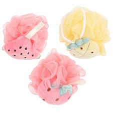  3 Pcs Jouet Bain Accessoires Pour Le Exfoliant Les Épurateurs Du Corps De