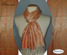 Belle Écharpe 100% SOIE très