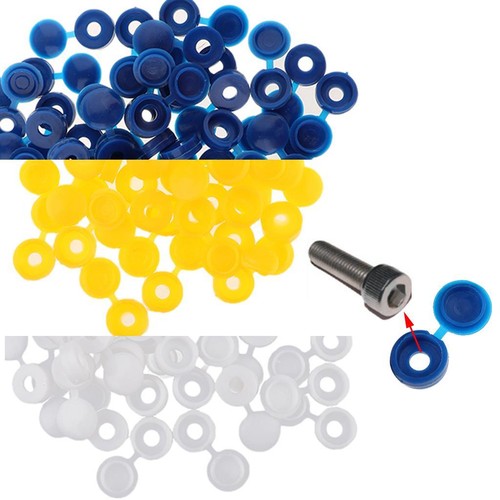 50x cache vis plastique - cache-vis, en