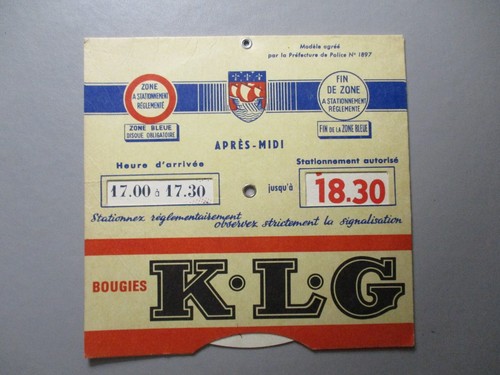 Disque stationnement - disque, de