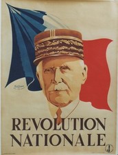 "REVOLUTION NATIONALE" Affiche