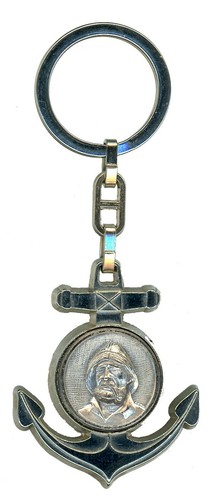 Porte clés vintage pêcheur - porte-clés,
