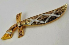 ANCIEN BIJOU BROCHE SABRE