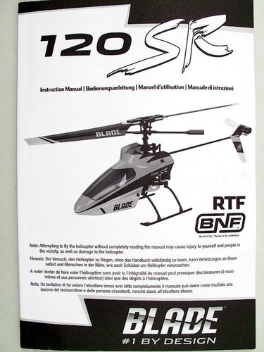 Blade 120 manuel italien - blade,