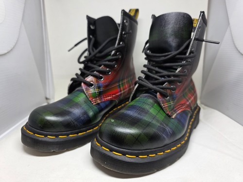 Martens 1460 tartan plaid - tartan,