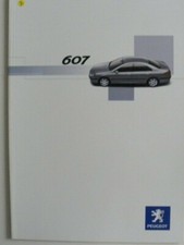 Brochure PEUGEOT 607 de 44 pages