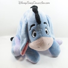 Grande peluche XXL DISNEY NICOTOY Bourriquet bleu et violet assis 48 cm (DOU/MO)