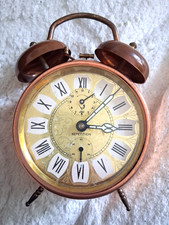 Ancie réveil JAZ  1970 cuivre