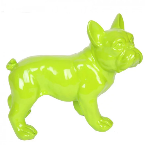 Statue chien bouledogue