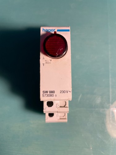 Hager voyant rouge - rouge, 230v