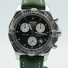 Breitling Colt Chrono Montre Pour Homme A73380 Acier 41Mm En Bon État Noir