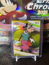 2025 Topps Chrome Disney Yellow Refractor /275 Clarabelle Cow