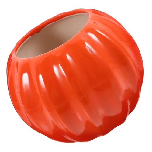 Citrouille ceramique vase - ceramique,