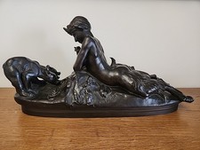 Ancien bronze signé emmanuel - bronze,