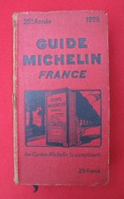 GUIDE MICHELIN FRANCE 1929