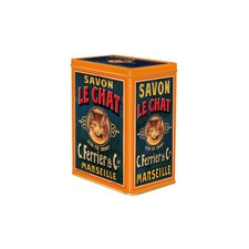 Boite métal 15x12x8cm savon - métal,