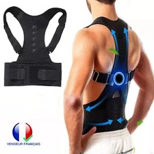 Correcteur De Posture Corset De Soutien Dos Épaules Ajustable Homme Femme