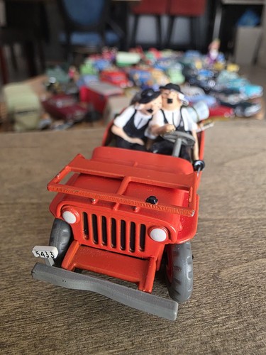Voiture tintin jeep - voiture, rouge