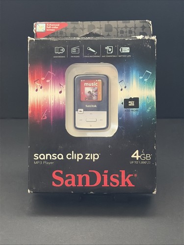 Sandisk sansa clip zip - sandisk, 4gb