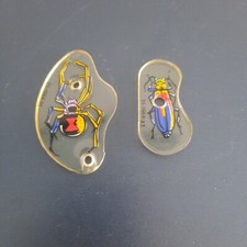 2 Plastique Originaux Décor Flipper Pinball Vintage Part Bally Addams Family