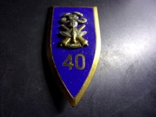 GU . 40° Compagnie de Camp . Canjuers  ( émail )