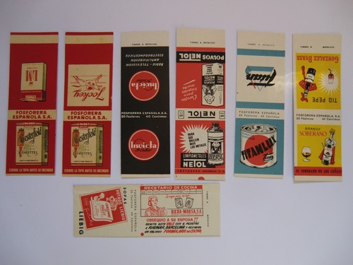 Boites allumettes espagne - d'allumettes,