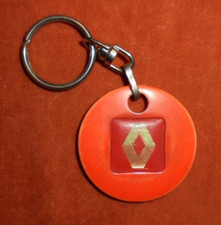 Porte-clés RENAULT J.M. BRIX Station TOTAL Station Lavage TOP vintage 70' RARE !