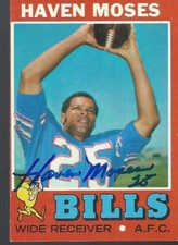 Buffalo Bills HAVEN MOSES