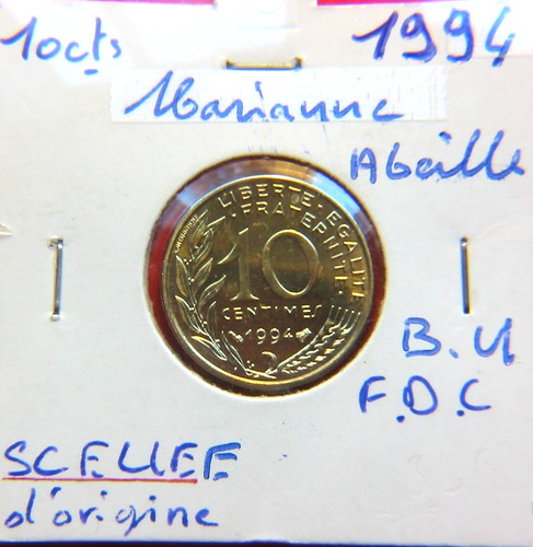 Centimes 1994 abeille - 1994,