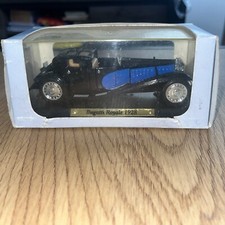 Bugatti Royale 1928 1/43 Solido/Atlas Boite Vitrine C12