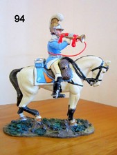 1/32 FIGURINE DEL PRADO 94 CAVALIER TROMPETTE CARABINIER 1810-13 NAPOLEON EMPIRE