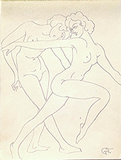 G.H.TRIBOUT   dessin original
