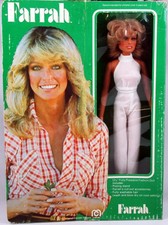 Farrah Fawcett-Majors - Poupée 30cm en tenue blanche (en boite) - Mego 1977
