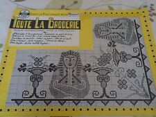 ANCIEN ALBUM POUR LE TROUSSEAU TOUTE LA BRODERIE N°98   ANNE 1961