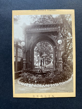 Allemagne, Berlin, Arche au Jardin de Kroll, vintage albumen print, ca.1870 Tira