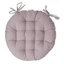 Galette de Chaise Ronde "Leana" 38cm Lin