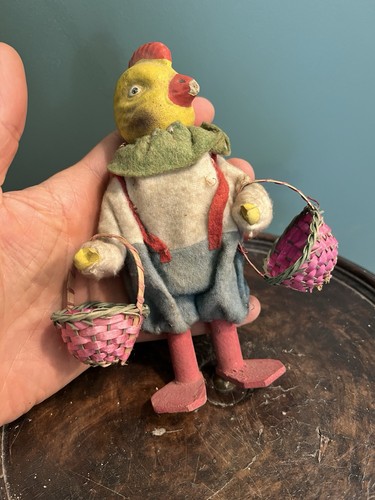 Statuette papier maché peint - papier,