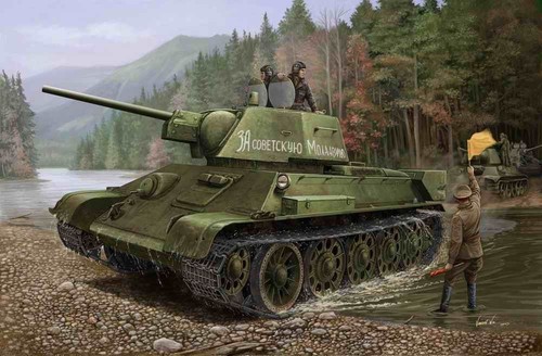 Hobby boss char russe 76 - boss, t-34/76