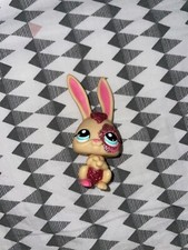 figurine PETSHOP  original LAPIN PAILLETTE LIEVRE 2208   pet shop LPS