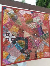 Vintage Tissus Tenture Mural Orientale