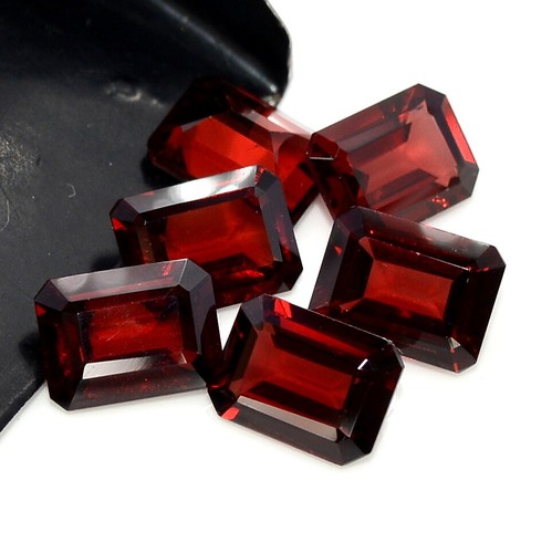 Naturel grenat rouge - naturel, octogone