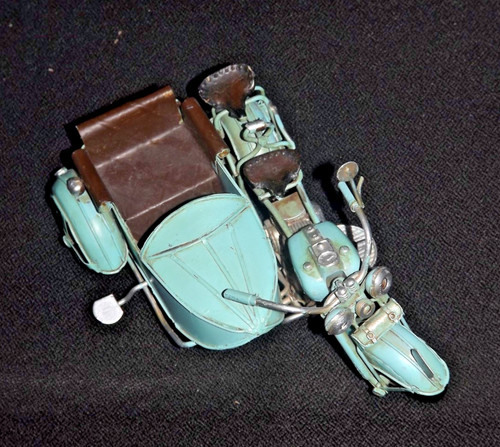 Ancien jouet tôle moto - ancien,