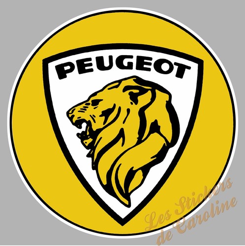 Sticker logo peugeot lion - sticker,