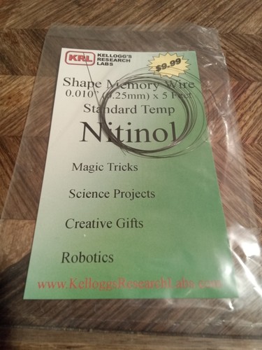 Nitinol shape memory - , alloy