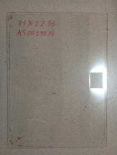 Vitre thermique porte 74X2234 verre INTÉRIEUR 416x306mm Four Sauter CPF40B1