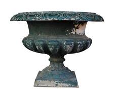 Vase Médicis en fonte de fer peint époque XIXème