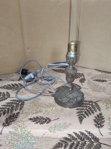 Ancien pied lampe bougeoir - pied,