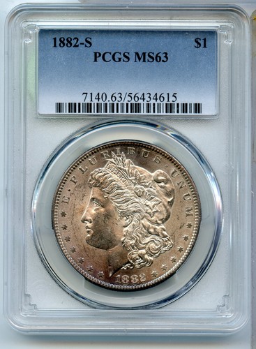 1882 morgan dollar - morgan,